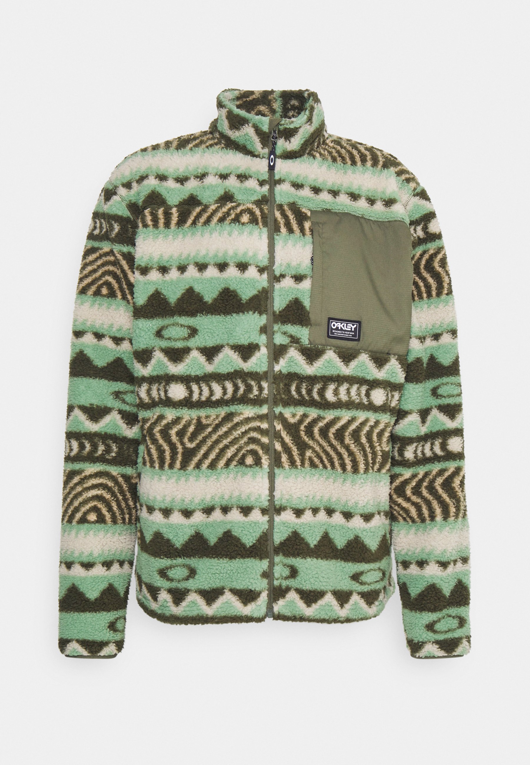 Oakley MOUNTAIN FIRE SHERPA - Fleece jacket - green - Zalando.co.uk
