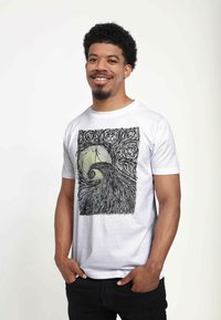 Disney NIGHTMARE BEFORE CHRISTMAS SPIRAL HILL UNISEX - T-shirts print - white