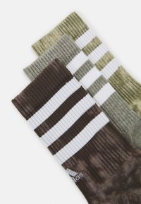 adidas Performance UNISEX 3 PACK - Calze sportive - shadow olive /olive strata/silver pebble