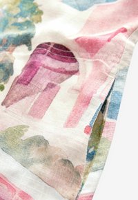 Kasdienė suknelė - cream pink and blue house print