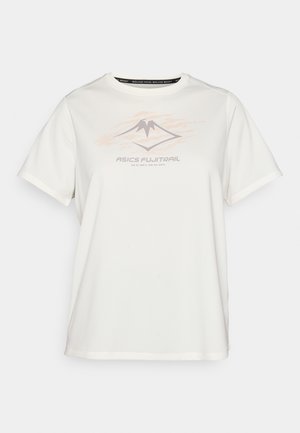 ASICS FUJITRAIL LOGO TOP - Camiseta deportiva - cream