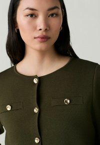 Next CREW NECK SMART - Cardigan - green khaki