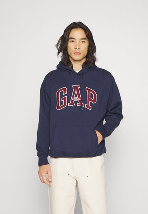 Superdry & Co ESSENTIAL LOGO - Felpa con cappuccio - fiery coral/corallo