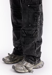 FAVELA MULTI POCKET UNISEX - Relaxed fit jeans - black