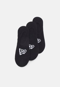 New Era FLAG INVISIBLE SOCKS UNISEX 3 PACK - Calcetines - black
