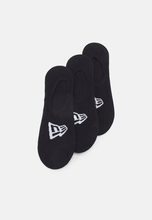 FLAG INVISIBLE SOCKS UNISEX 3 PACK - Calcetines - black