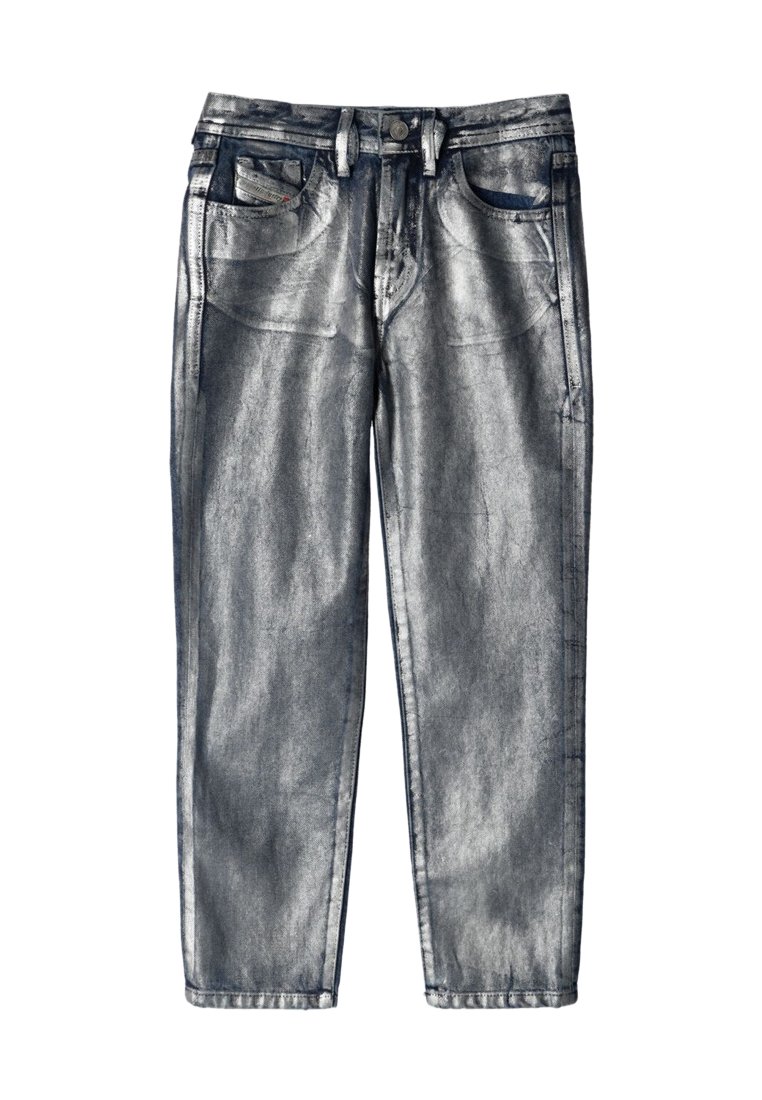 Diesel Slim fit jeans zilverkleurig Diesel Slim fit jeans zilverkleurig