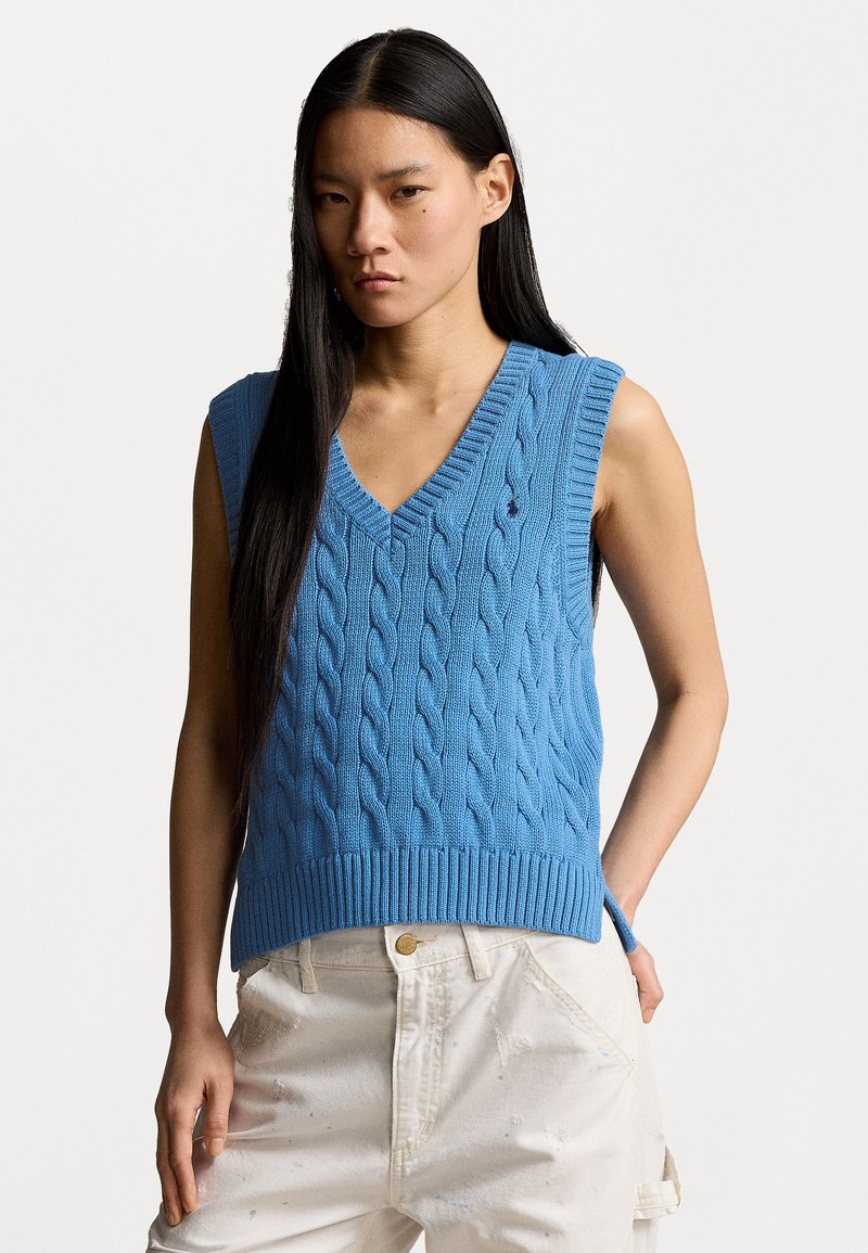 Polo Ralph Lauren SLEEVELESS - Neule - blue orbit