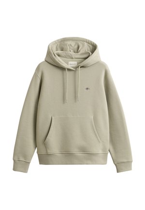 GANT SHIELD HOODIE - Kapuutsiga pusa - country beige