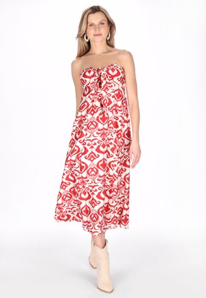 Vapaa-ajan mekko - red