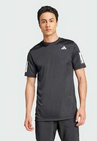 adidas Performance CLUB 3 STRIPES TEE - Sportfelső - black
