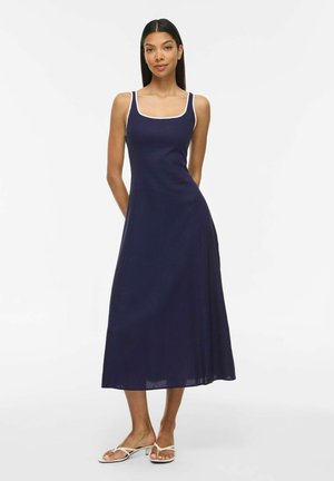 VILA, MIDI DRESS VILIGA SLEEVELESS - Vestito casual - navy blazer