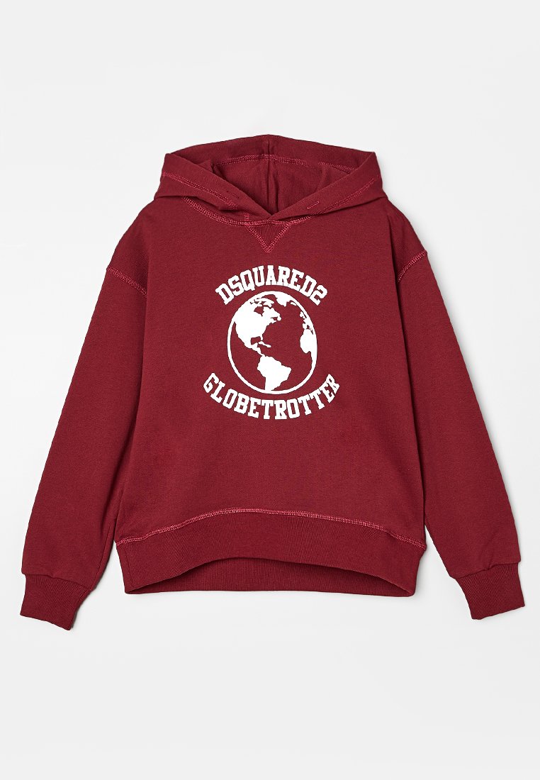 Dsquared2 Hoodie donkerrood
