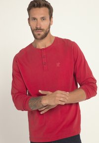 JP1880 LONG SLEEVE HENLEY - Langarmshirt - pink