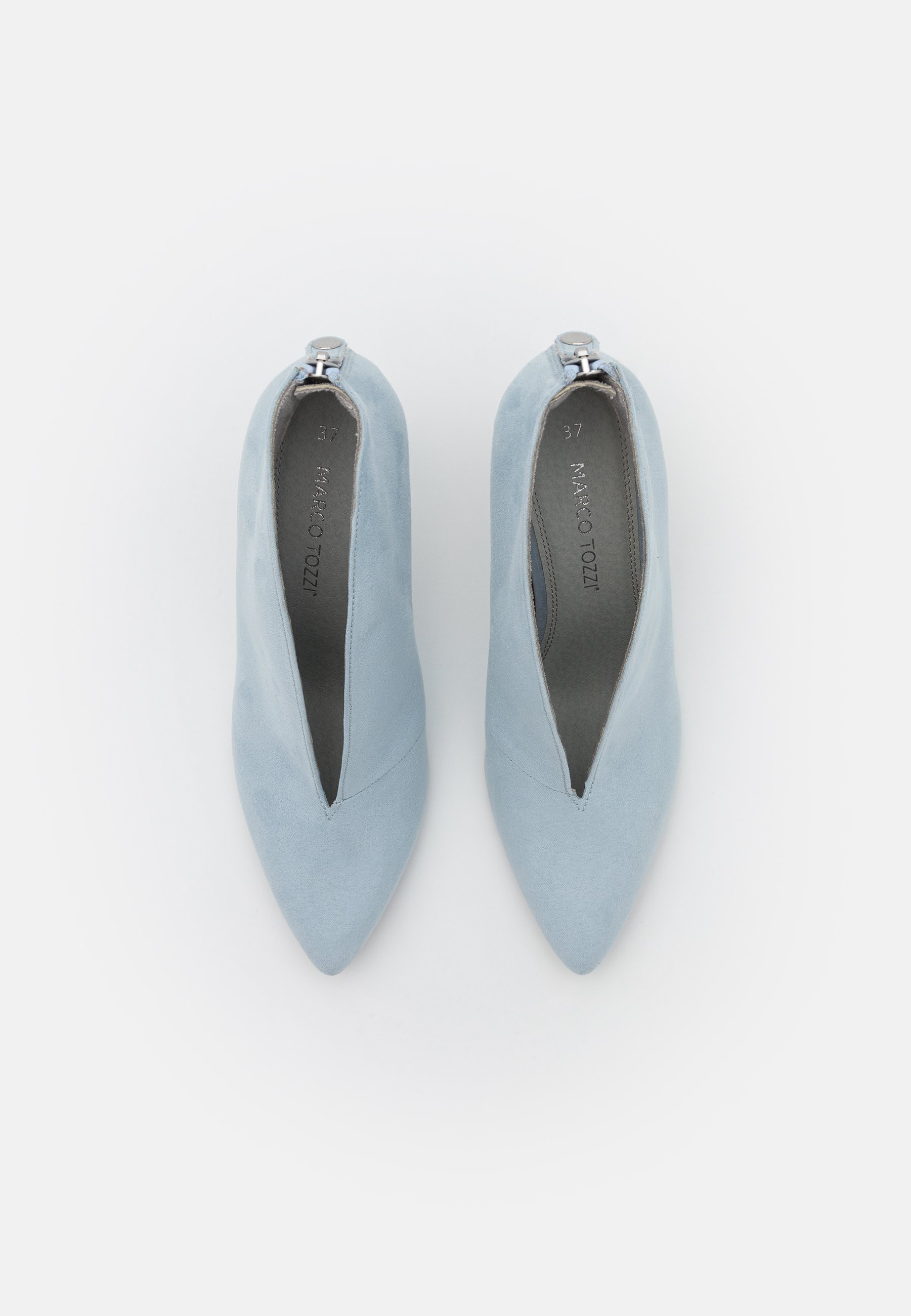 Marco Tozzi Botines de tacón - sky/azul claro - Zalando.es