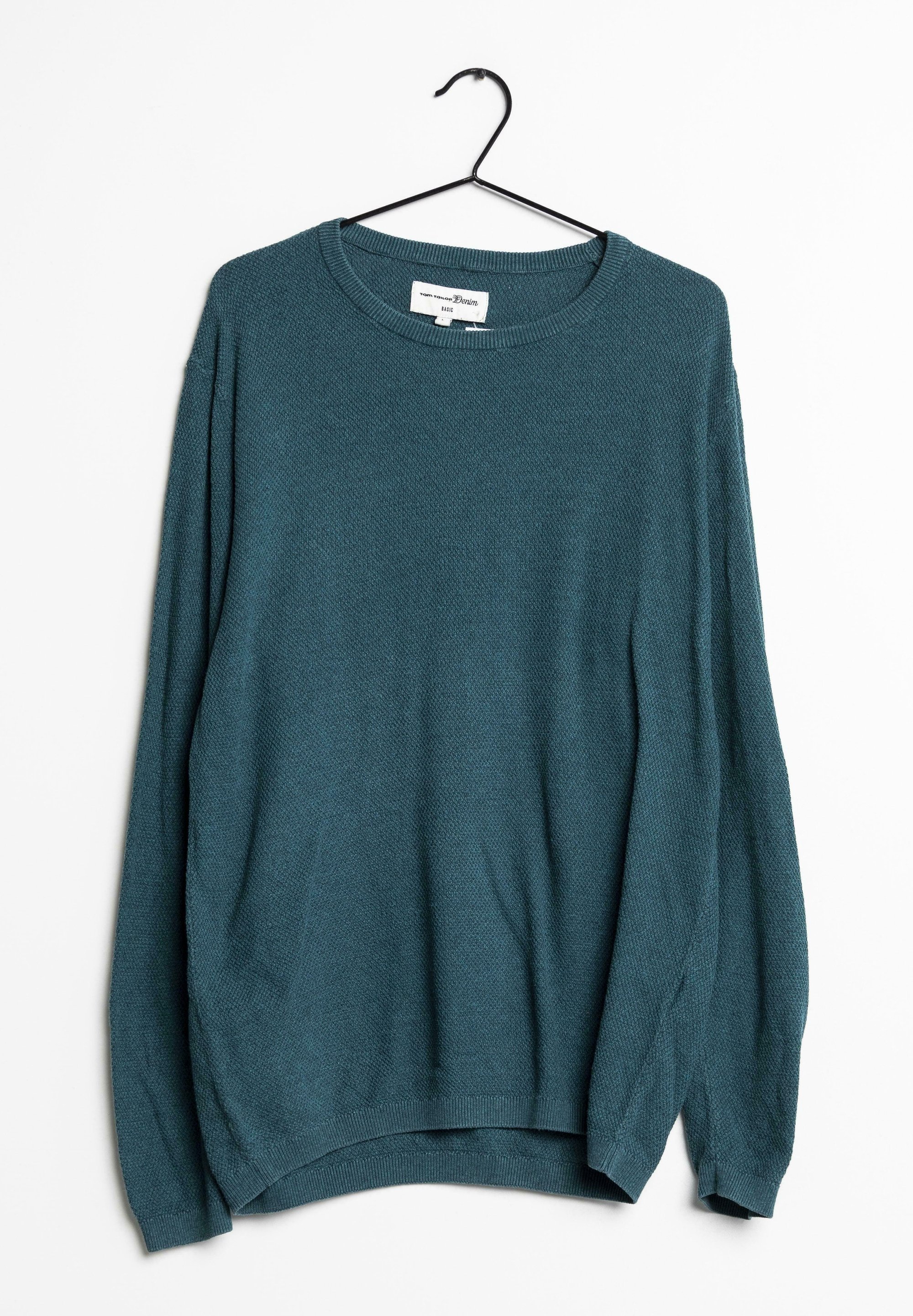 TOM TAILOR DENIM Strickpullover blue/blau (Pre-owned)