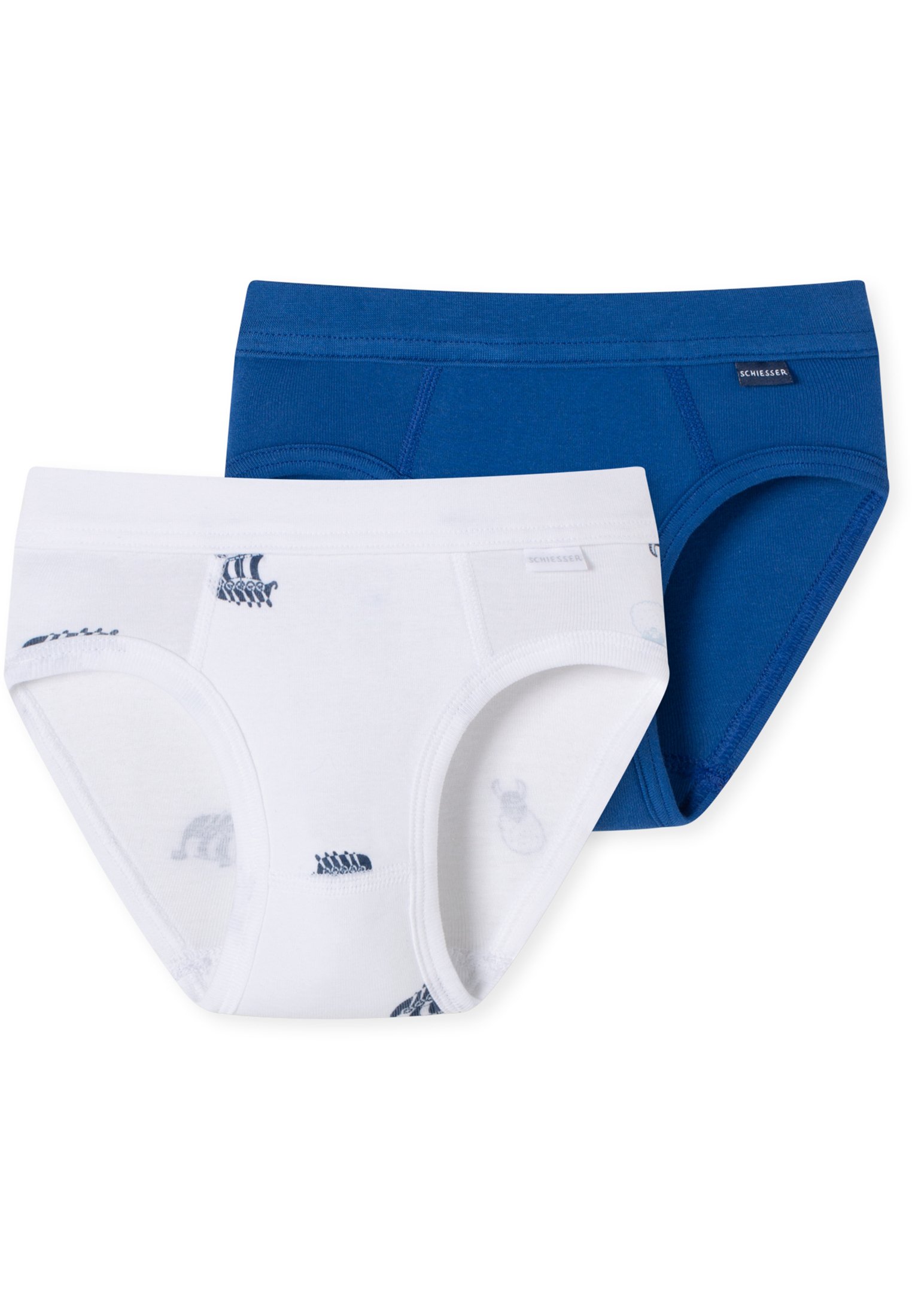 Schiesser Mädchen Slip 3er Pack | Bio-Baumwolle | Größe 92-140