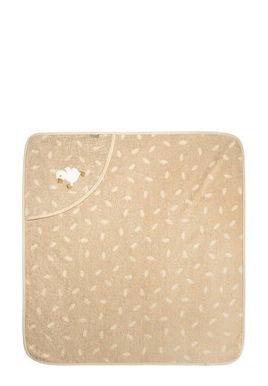 HOODED BATH TOWEL 80 X 80 CM EDDA - Bath towel - ecru