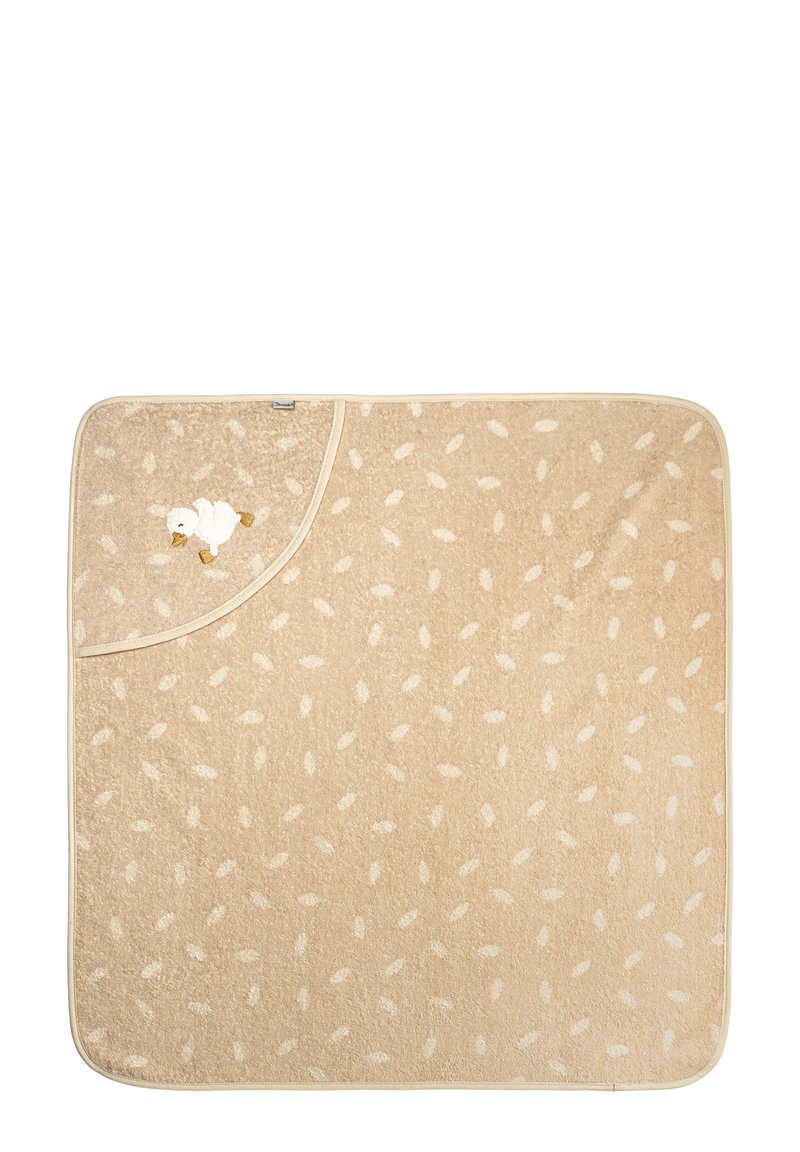 Sterntaler HOODED BATH TOWEL 80 X 80 CM EDDA - Badetuch - ecru