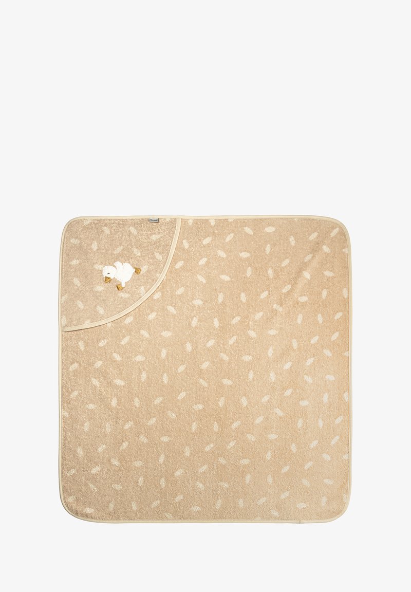 Sterntaler HOODED BATH TOWEL 80 X 80 CM EDDA - Badetuch - ecru