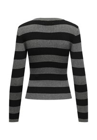 JDY JDYPLUM O-NECK  - Trui - dark grey melange