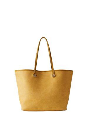 Borbonese, FLIGHT LARGE SHOPPING BAG - Shopping bag - curry