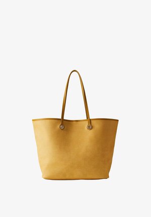 Borbonese, FLIGHT LARGE SHOPPING BAG - Shopping bag - curry
