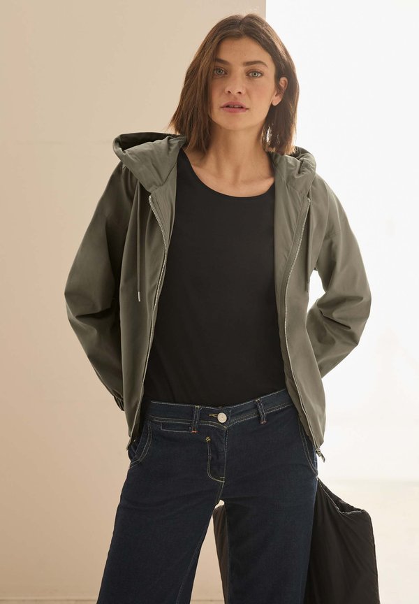 MIT KAPUZE - Übergangsjacke - braun