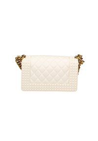 Marc Ellis Borsa a mano - white and brass