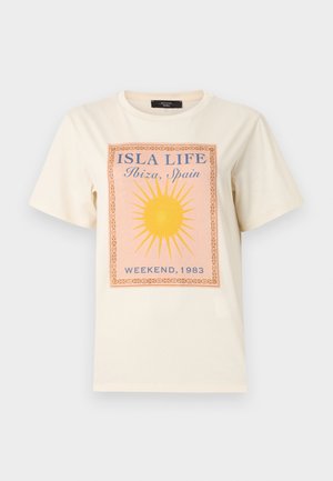 PANTERA - Tricou cu imprimeu - ecru