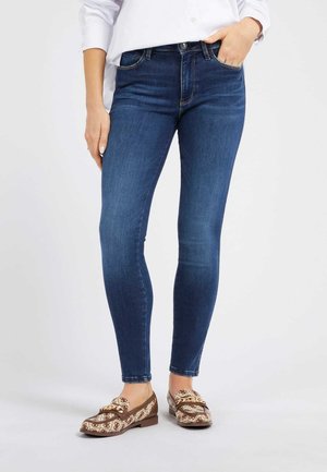 Džínsy skinny fit - blau