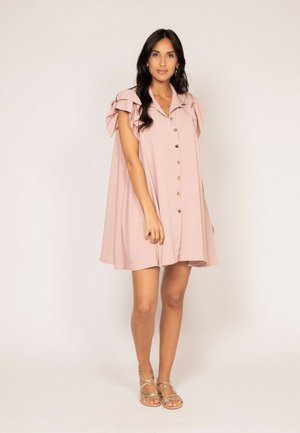BOUTONNÉE ILLISA - Robe chemise - rose