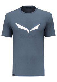 Salewa - SOLIDLOGO DRY M - Sport T-Shirt - java blue Thumbnail-Bild 1