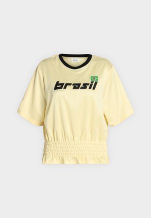 Modström, ANSGARMD T SHIRT - Μπλουζάκι με στάμπα - double cream