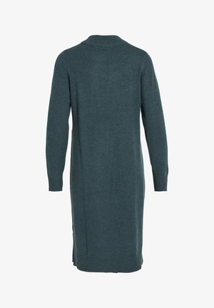 VILA VIRIL CREW NECK MIDI DRESS - Neulemekko - ponderosa pinedetail/dark melange