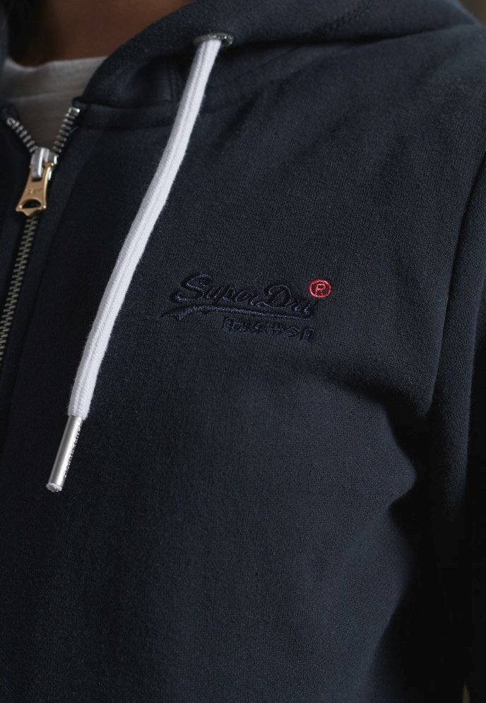 SUPERDRY Sweatjacke mit Kapuze in Grau / Schwarz online kaufen (1384539) ▷  P\u0026C Online Shop