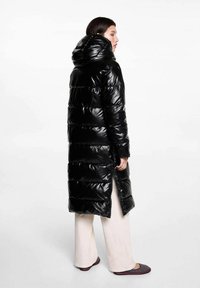Mango Kids Zimný kabát - black