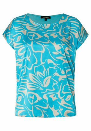 ABSTRAKTER FLOWER - Blouse - tã¼rkis