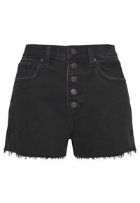 Abercrombie & Fitch Short en jean - black denim