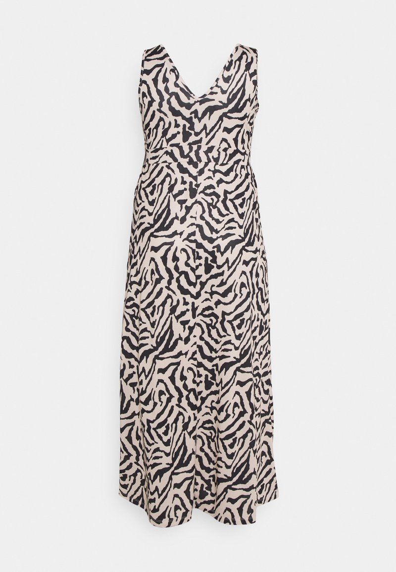 Damen Freizeitkleider | Anna Field Curvy Maxikleid beige/black/beige - PK43053 Damen Freizeitkleider | Anna Field Curvy Maxikleid beige/black/beige - PK43053