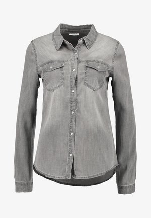 VILA VIBISTA SHIRT - Gombos blúz - grey
