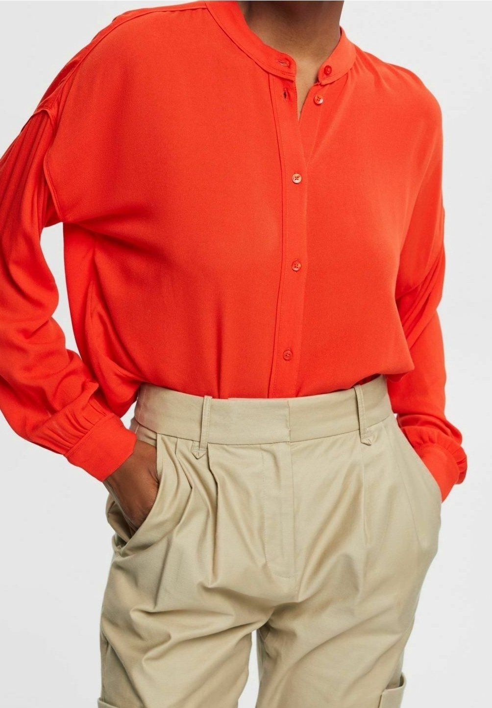s | Jersey coton Elasthanne - Orangé