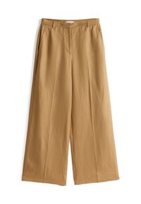 WIDE LEG PANTS - Pantaloni - safari
