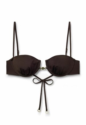 Calzedonia, MINIMAL FIT BALCONETTE - Haut de bikini - brown