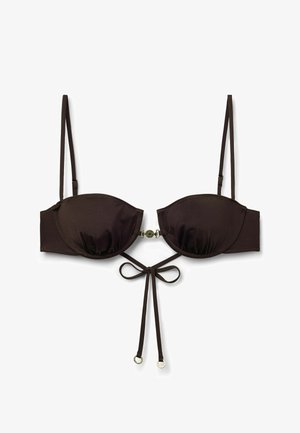 Calzedonia, MINIMAL FIT BALCONETTE - Haut de bikini - brown