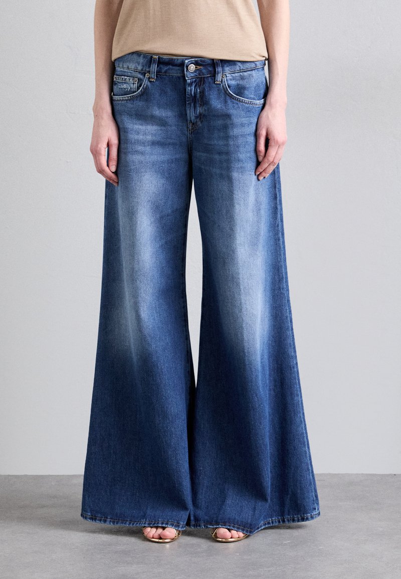 Dondup - MARLEN - Wide leg - blue, Forstørre