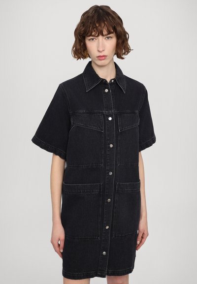 CLOSED MINI DRESS - Farkkumekko - dark grey