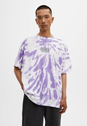 Print T-shirt - light blue