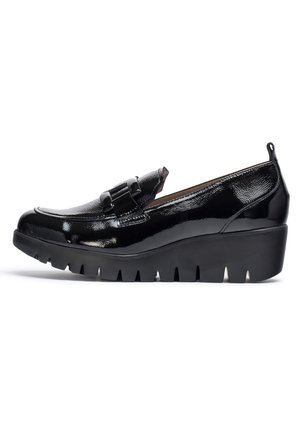 Wonders Blue Fly Moccasin - Mocassin Cuir Bleu Imprimé Tie Dye