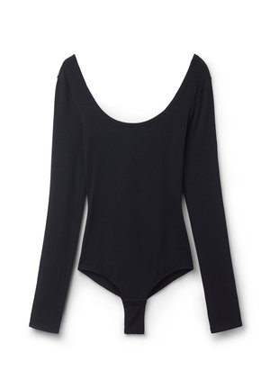 SCOOP NECK - Body - black